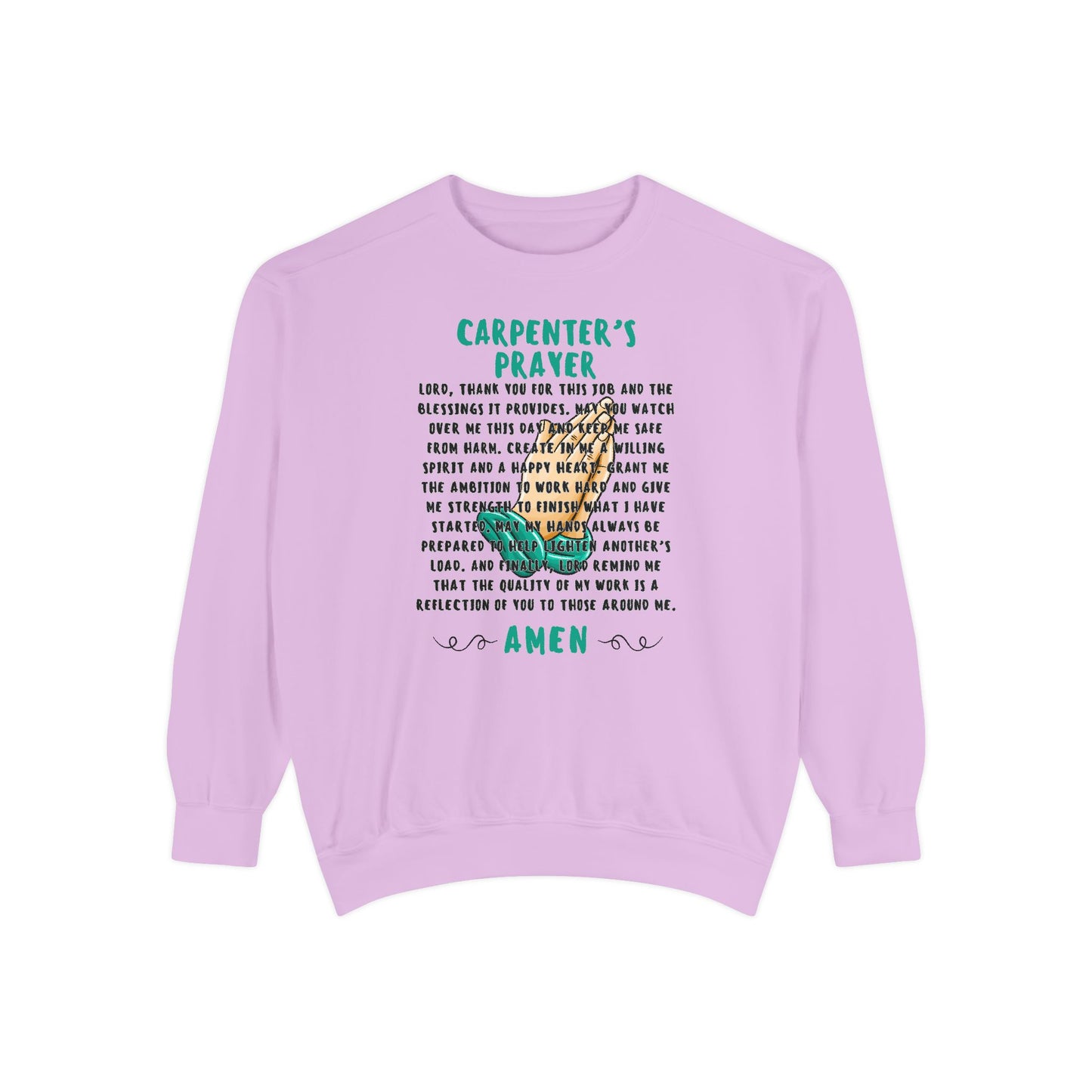 Carpenter’s Prayer Sweatshirt - Espresso Life - Prayer Sweater - Barista Sweatshirt
