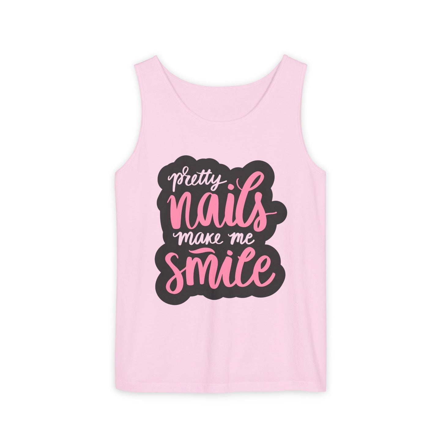 Pretty Nails Make Me Smile Tank Top - Soft, Stylish & Comfortable