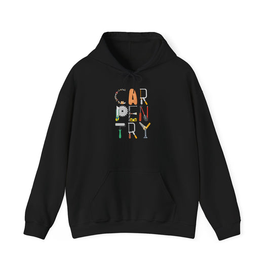 Carpentry Tools Hoodie - Funny Carpenter Gift - Handyman Apparel