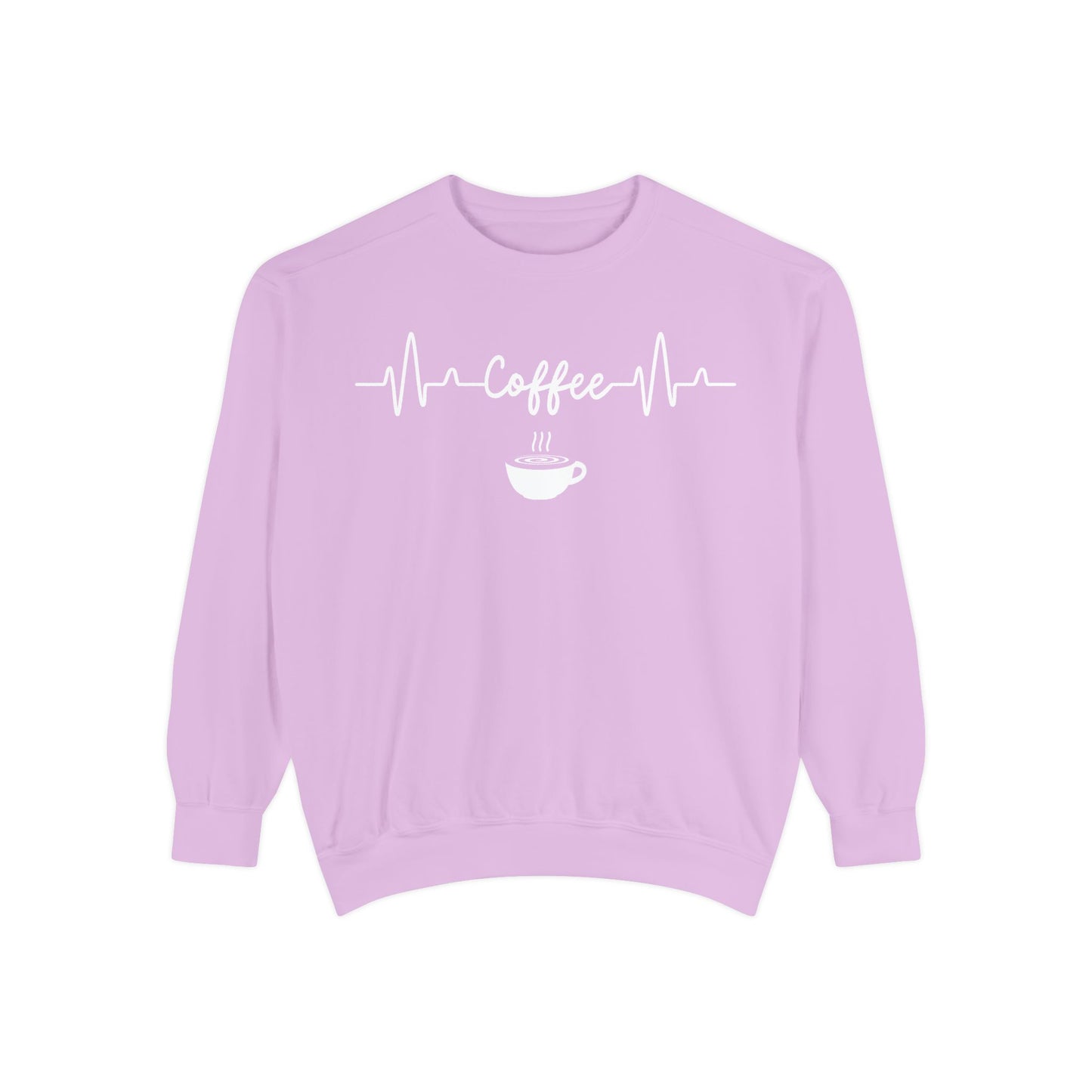 Coffee Heartbeat Sweatshirt - Coffee Lover Gift - Coffee Addict Crewneck - Espresso Life