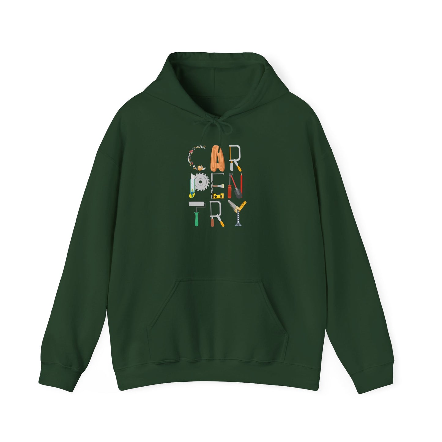 Carpentry Tools Hoodie - Funny Carpenter Gift - Handyman Apparel