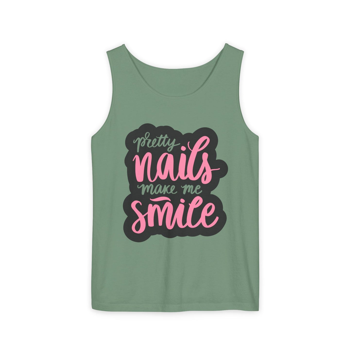 Pretty Nails Make Me Smile Tank Top - Soft, Stylish & Comfortable