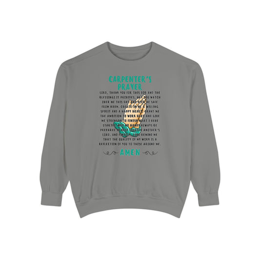 Carpenter’s Prayer Sweatshirt - Espresso Life - Prayer Sweater - Barista Sweatshirt