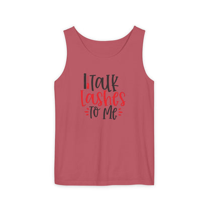 Talk Lashes to Me - Funny Lash Tech Women’s Tank Top - Lash Artist Tank -  Makeup Lover Apparel