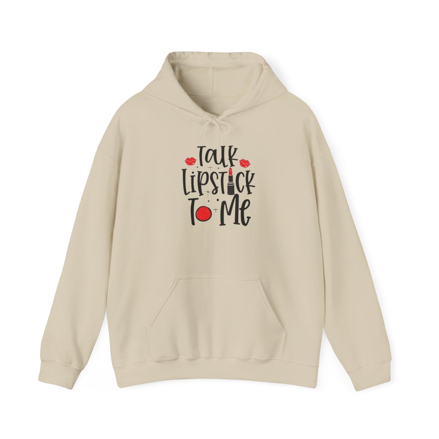 Talk Lipstick to Me Hoodie - Makeup Lover Hoodie - Beauty Fashion Gift