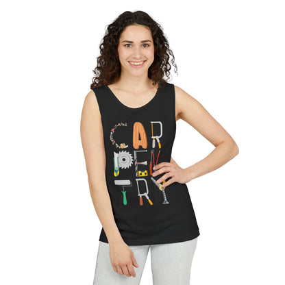 Carpentry Tools Tank Top – Perfect Gift for Woodworkers & DIY Enthusiasts