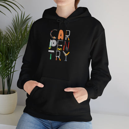 Carpentry Tools Hoodie - Funny Carpenter Gift - Handyman Apparel