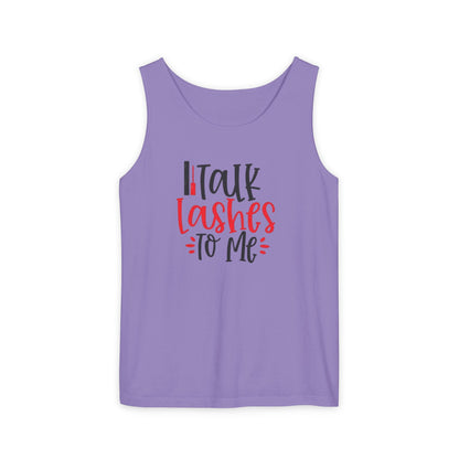 Talk Lashes to Me - Funny Lash Tech Women’s Tank Top - Lash Artist Tank -  Makeup Lover Apparel