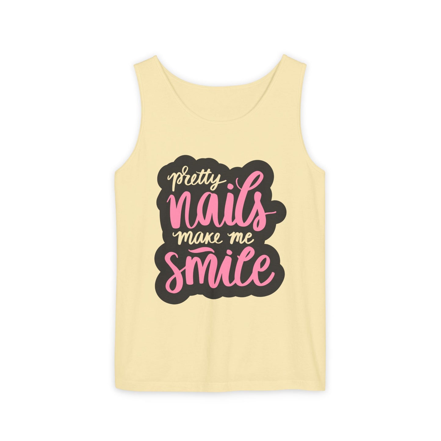 Pretty Nails Make Me Smile Tank Top - Soft, Stylish & Comfortable