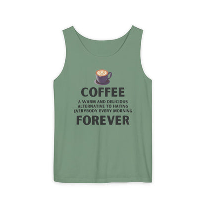 Coffee Forever Unisex Tank Top – Funny Caffeine Quote Apparel