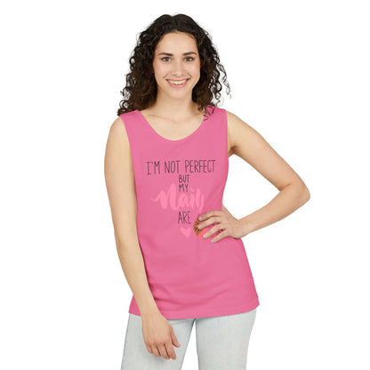 I'm Not Perfect But My Nails Are - Funny Nail Tech Tank Top for Women - Nail Lover Apparel.