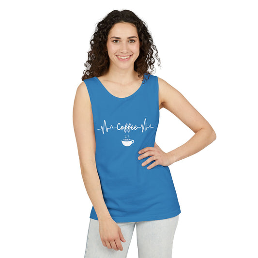 Funny Coffee Lover Tank Top - Espresso Tank Top - Caffeine Addict Gift - Unisex Sarcastic Coffee Quote Tank - Coffee Forever Top