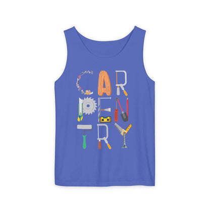 Carpentry Tools Tank Top – Perfect Gift for Woodworkers & DIY Enthusiasts