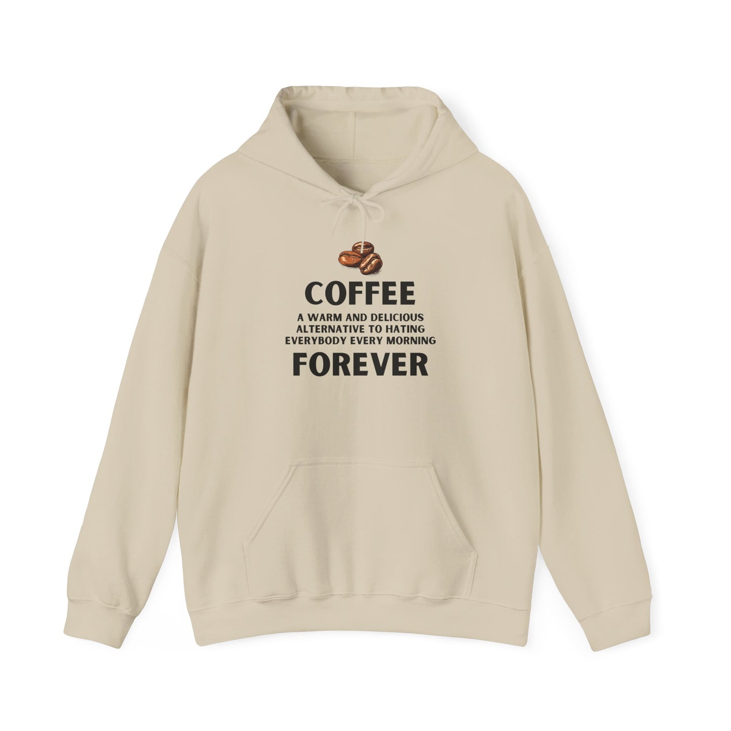 Coffee Forever Hoodie – Coffee Lover Gift – Morning Mood Essential - Barista Hoodie