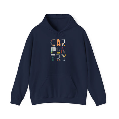 Carpentry Tools Hoodie - Funny Carpenter Gift - Handyman Apparel