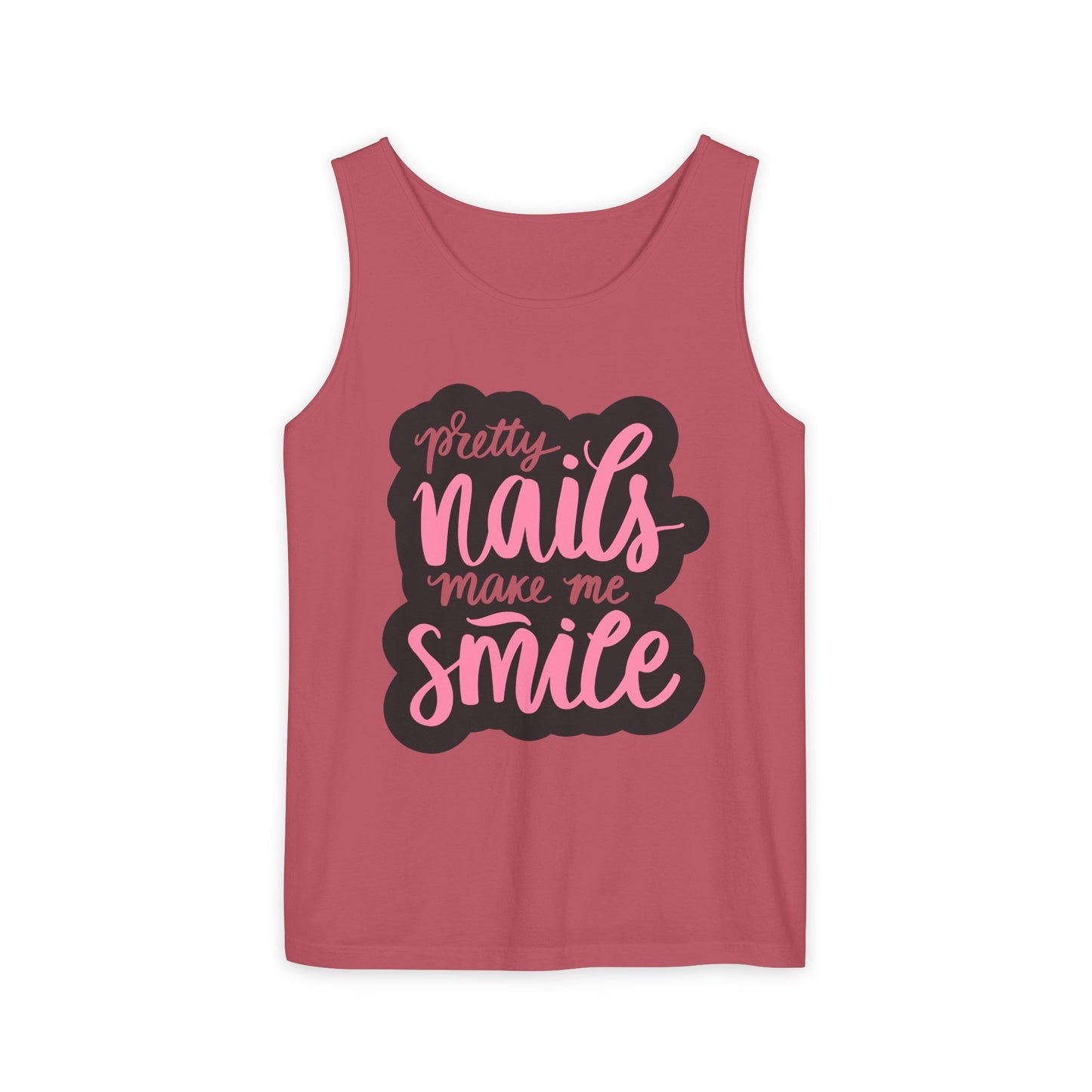Pretty Nails Make Me Smile Tank Top - Soft, Stylish & Comfortable