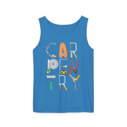 Carpentry Tools Tank Top – Perfect Gift for Woodworkers & DIY Enthusiasts