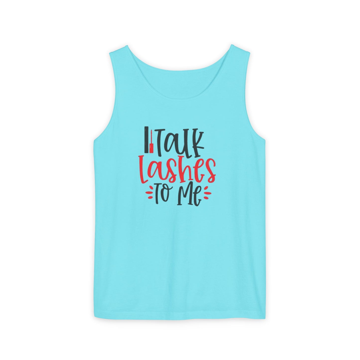 Talk Lashes to Me - Funny Lash Tech Women’s Tank Top - Lash Artist Tank -  Makeup Lover Apparel