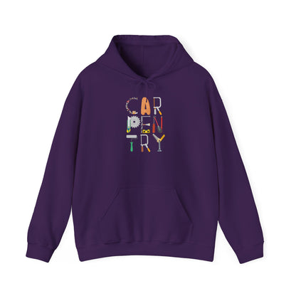 Carpentry Tools Hoodie - Funny Carpenter Gift - Handyman Apparel
