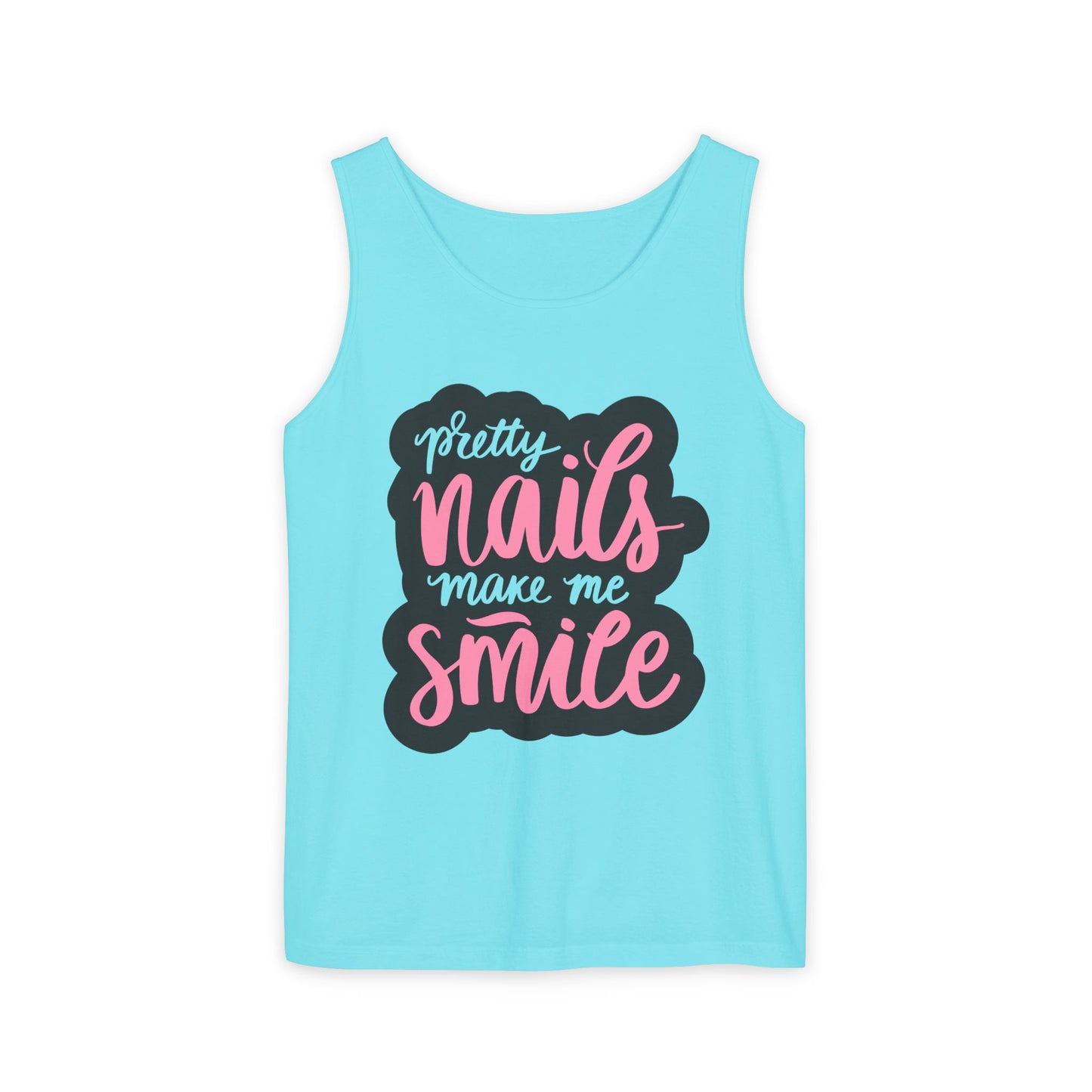Pretty Nails Make Me Smile Tank Top - Soft, Stylish & Comfortable