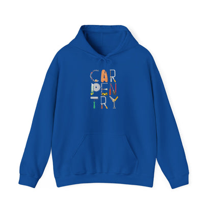 Carpentry Tools Hoodie - Funny Carpenter Gift - Handyman Apparel