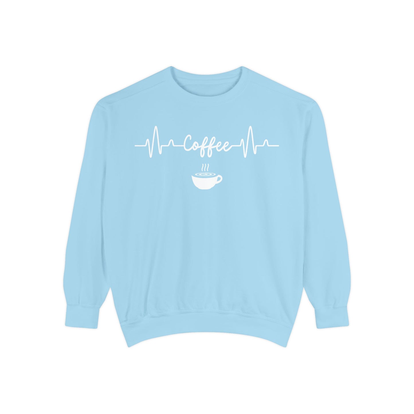 Coffee Heartbeat Sweatshirt - Coffee Lover Gift - Coffee Addict Crewneck  - Espresso Life