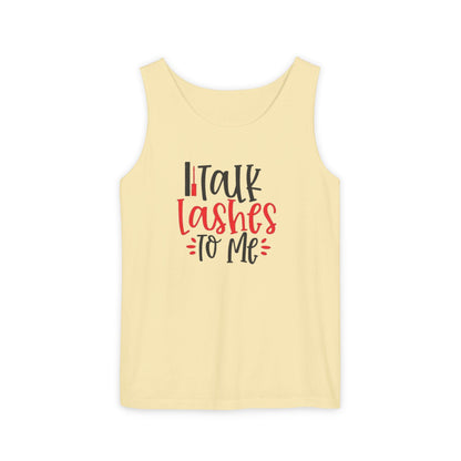 Talk Lashes to Me - Funny Lash Tech Women’s Tank Top - Lash Artist Tank -  Makeup Lover Apparel