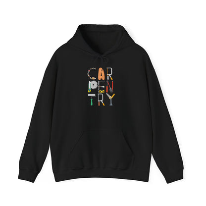 Carpentry Tools Hoodie - Funny Carpenter Gift - Handyman Apparel