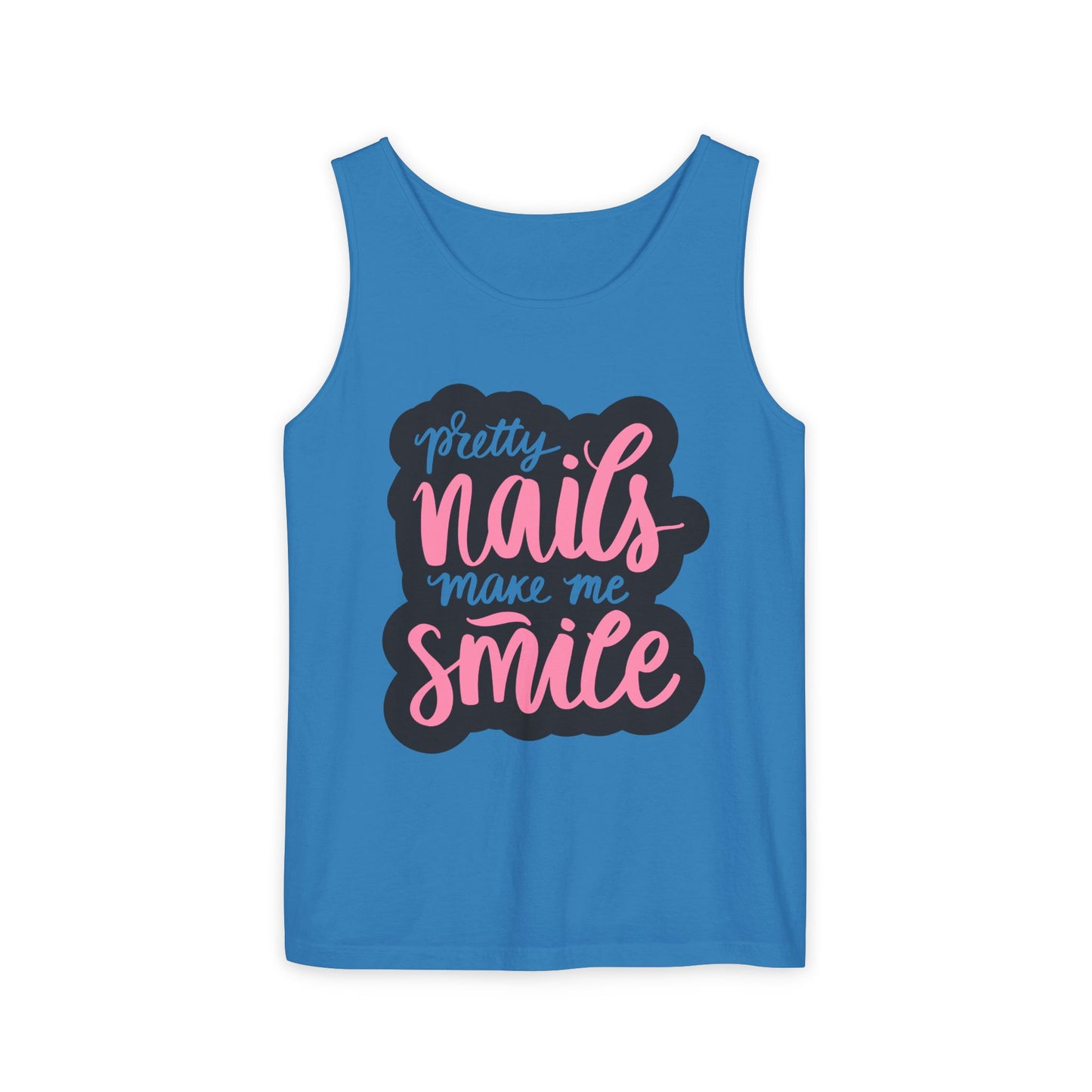 Pretty Nails Make Me Smile Tank Top - Soft, Stylish & Comfortable