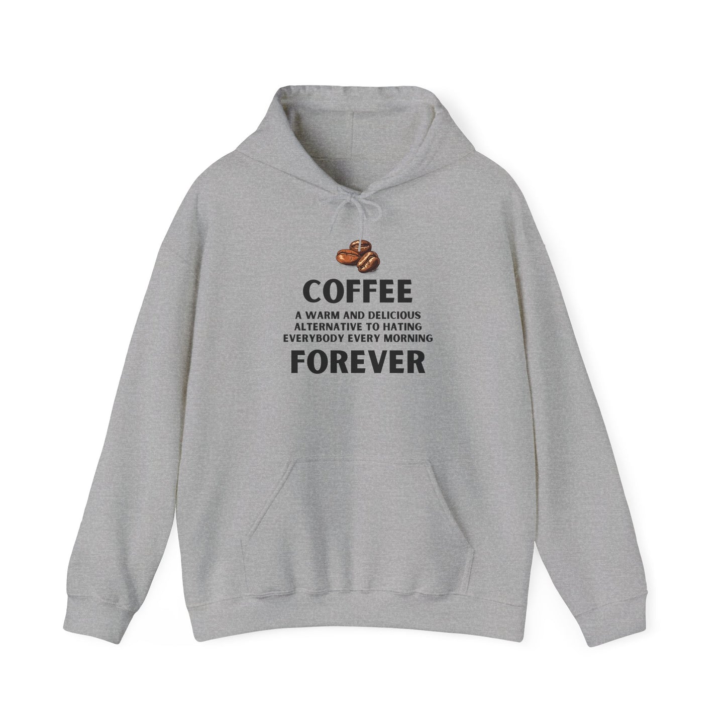 Coffee Forever Hoodie – Coffee Lover Gift – Morning Mood Essential - Barista Hoodie