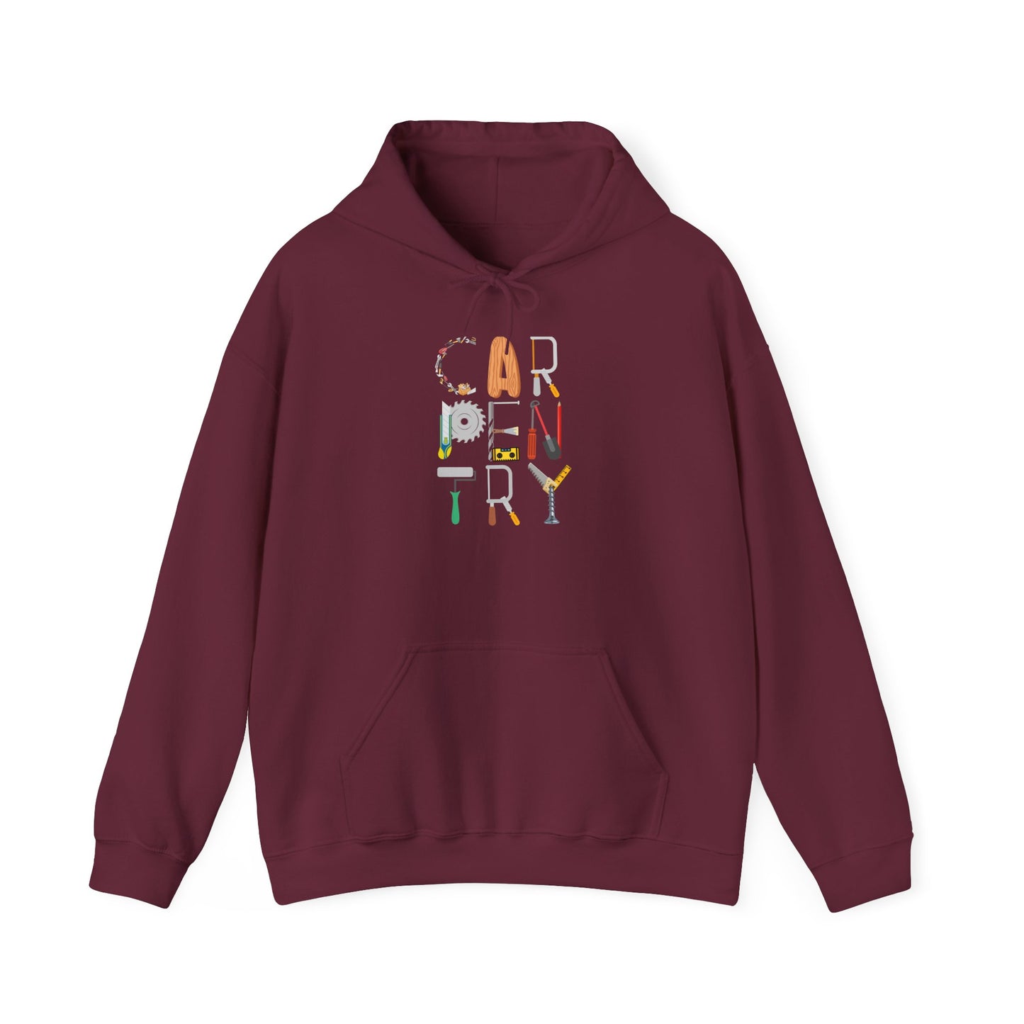 Carpentry Tools Hoodie - Funny Carpenter Gift - Handyman Apparel