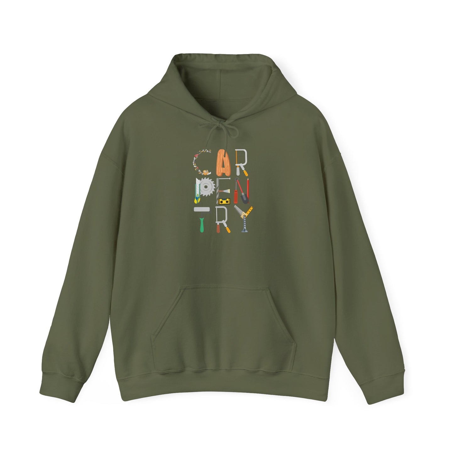 Carpentry Tools Hoodie - Funny Carpenter Gift - Handyman Apparel