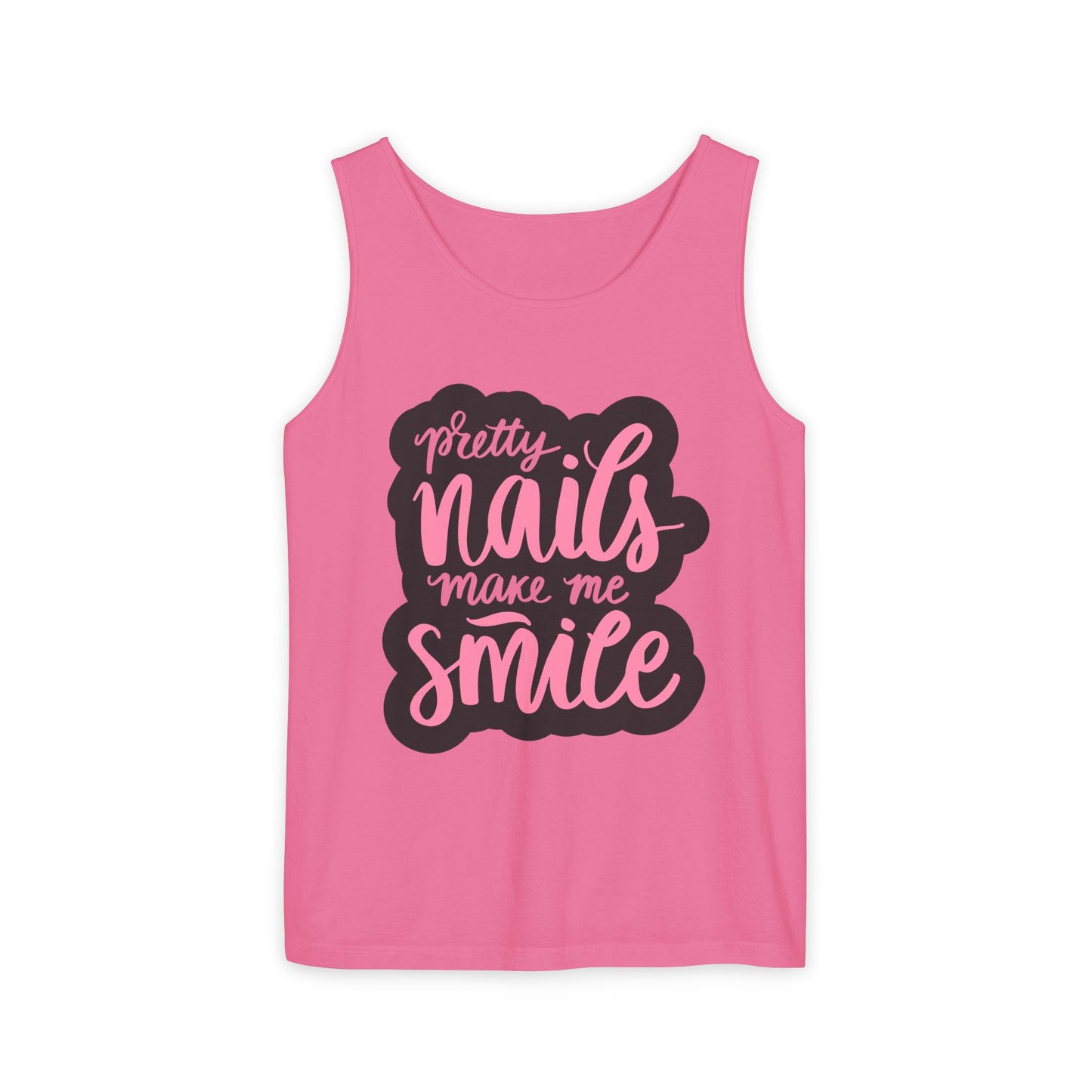 Pretty Nails Make Me Smile Tank Top - Soft, Stylish & Comfortable