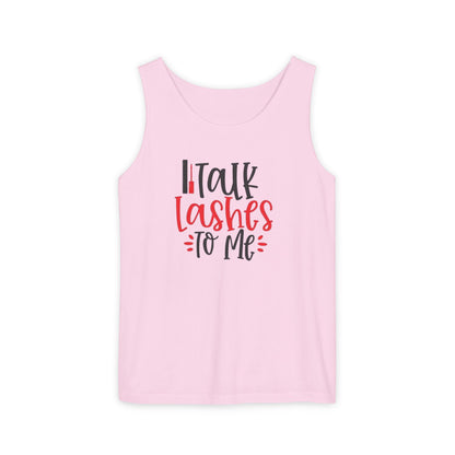 Talk Lashes to Me - Funny Lash Tech Women’s Tank Top - Lash Artist Tank -  Makeup Lover Apparel